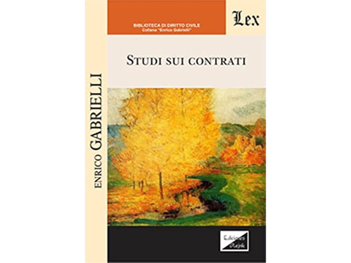 Livro Studi Sui Contrati de Enrico Gabrielli (Português)