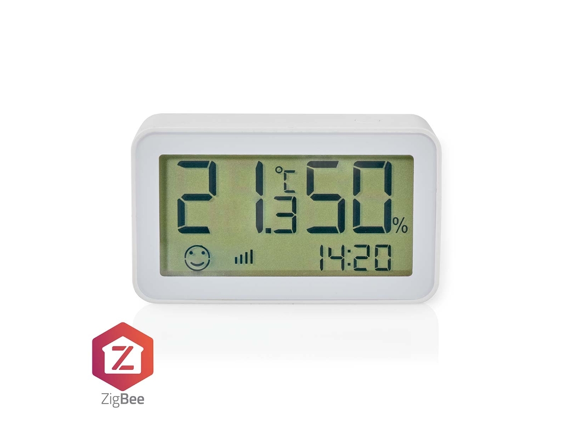 Sensor Climático Smartlife Zigbee 3.0 Acionado Por Bateria Android/Ios Vitamina NEDIS