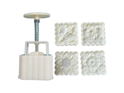Conjunto De Moldes Para Bolos Da Lua Em Formato De Flores, Ideais Para Preparar Bolos Da Lua Artesanais Em Festivais. Perfeito Para Decorar Doces E So
