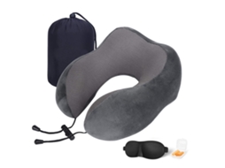 Bolsa transversal de espuma viscoelástica em formato de U Slowmoose 2828 para viagens de negócios