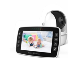 Sm43 Monitor De Bebê Câmera Ajustável De 4.3 Polegadas Com Visão Noturna E Intercomunicador De Voz Bidirecional Yunzii
