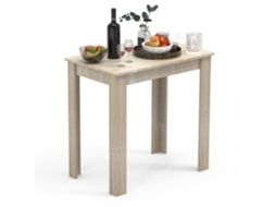 Mesa De Jantar Em Madeira Mesa De Cozinha Esal 80x50 Cm Vcm