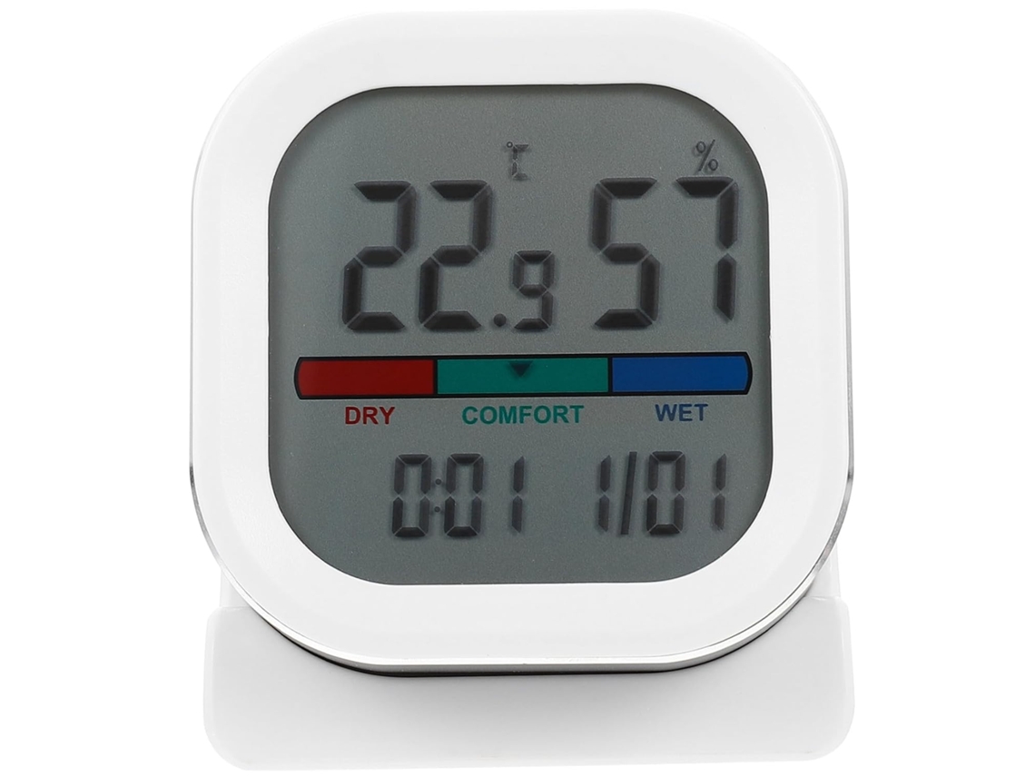Termômetro e Higrômetro Digital Inoomp para Medir Umidade e Temperatura Ambiente com Visor Grande, para Residências, CHABERLU