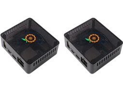 2 Unidades para o Gabinete Zero 2 Black Abs, Placa de Expansão Não Suportada. SFUSHOS