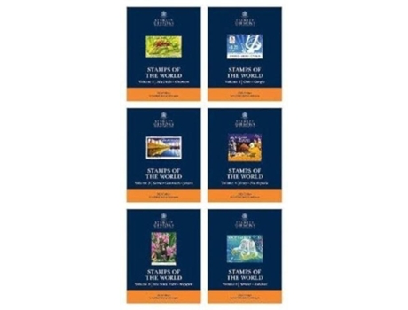 Livro 2024 Stamps Of The World - Set Of 6 Catalogues De Stanley Gibbons (inglês)
