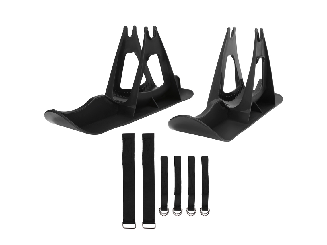 Skies Primerox para skate infantil, suporte para estacionamento, neve, preto