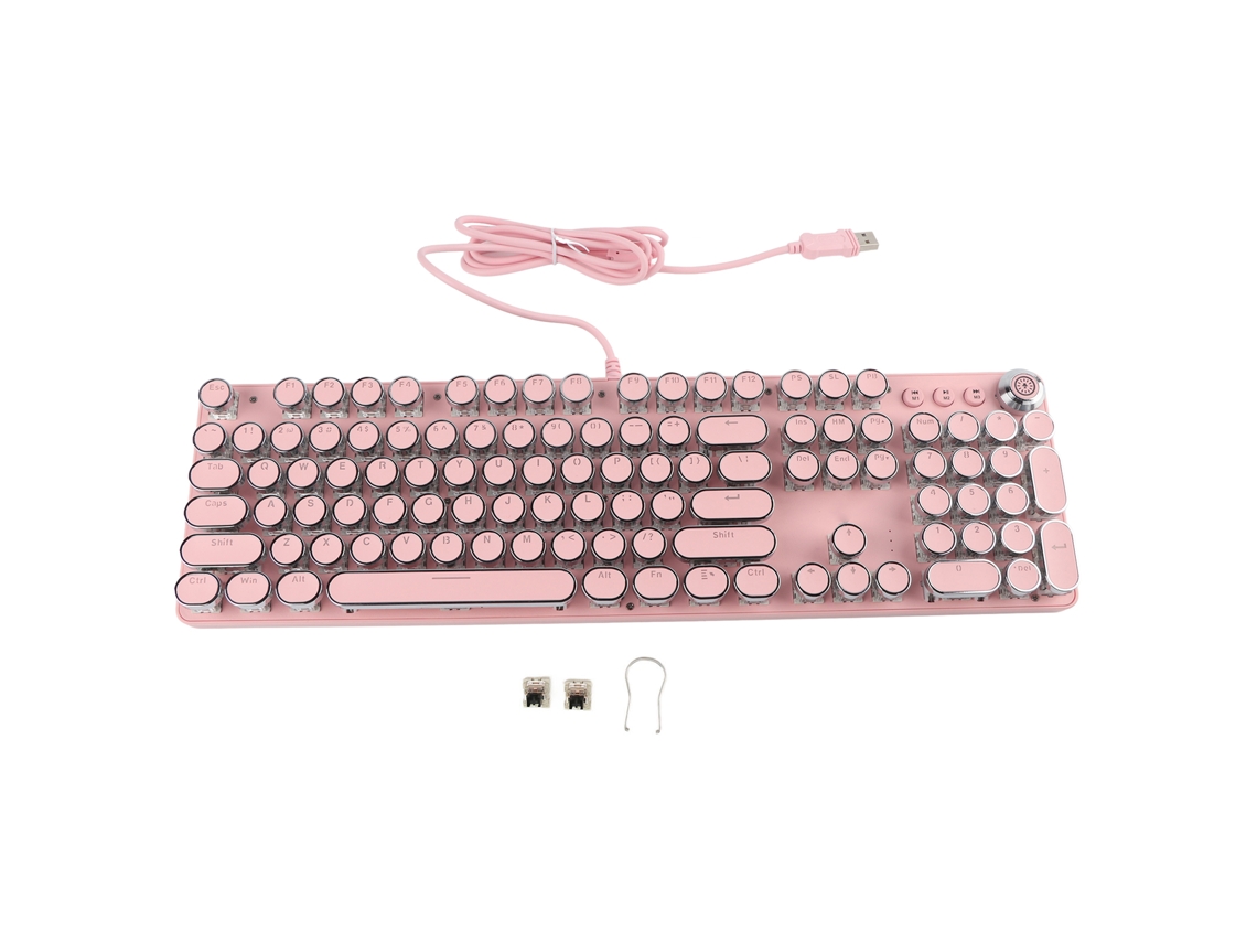 Teclado Mecânico Gamer Com Interruptores Azuis