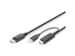 Lurelia Cabo Adaptador Hdmi Para Displayport 4k 30 Hz 2m, Plug Play