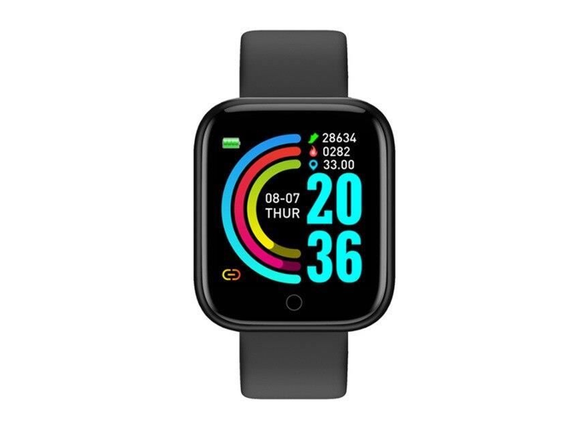 D20 Relógio Inteligente Masculino Feminino Rastreador de Fitness Monitor de Freqüência Cardíaca Bluetooth Relógio Inteligente 05Bce26
