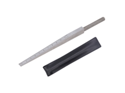 Medidor de solda cônico com alavanca para medição de furos, aço inoxidável, 2 escalas de 0,5 a 11 mm