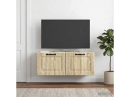 Vidaxl Gabinete De Tv De Parede Carvalho Sonoma 78,5 X 31 X 30 Cm
