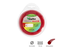 Fio de Nylon Roçadoras Redondo Profissional 2.4 Mm Rolo 15 Metros Fio de Nylon Roçadeiras Para Corte de Grama, Jardim, Erva Daninha