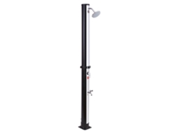 Chuveiro solar MOOREA preto e prata 18L HAPPY GARDEN