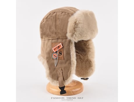 Gorro De Mulher Kyky Grosso Vento Quente Ideal Proteção Orelhas Algodão Multicor (tamanho Único)