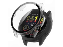 Capa Para Smartwatch Garmin Forerunner 265 Com Película Protetora De Vidro Temperado.