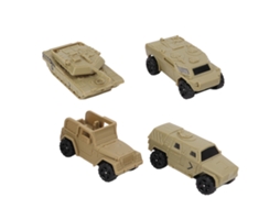 Conjunto De 4 Veículos De Construção Miniatura 1/64 Com Retorno Abs Caminhões Engenheiro Brinquedo Para Crianças Acima De 3 Anos