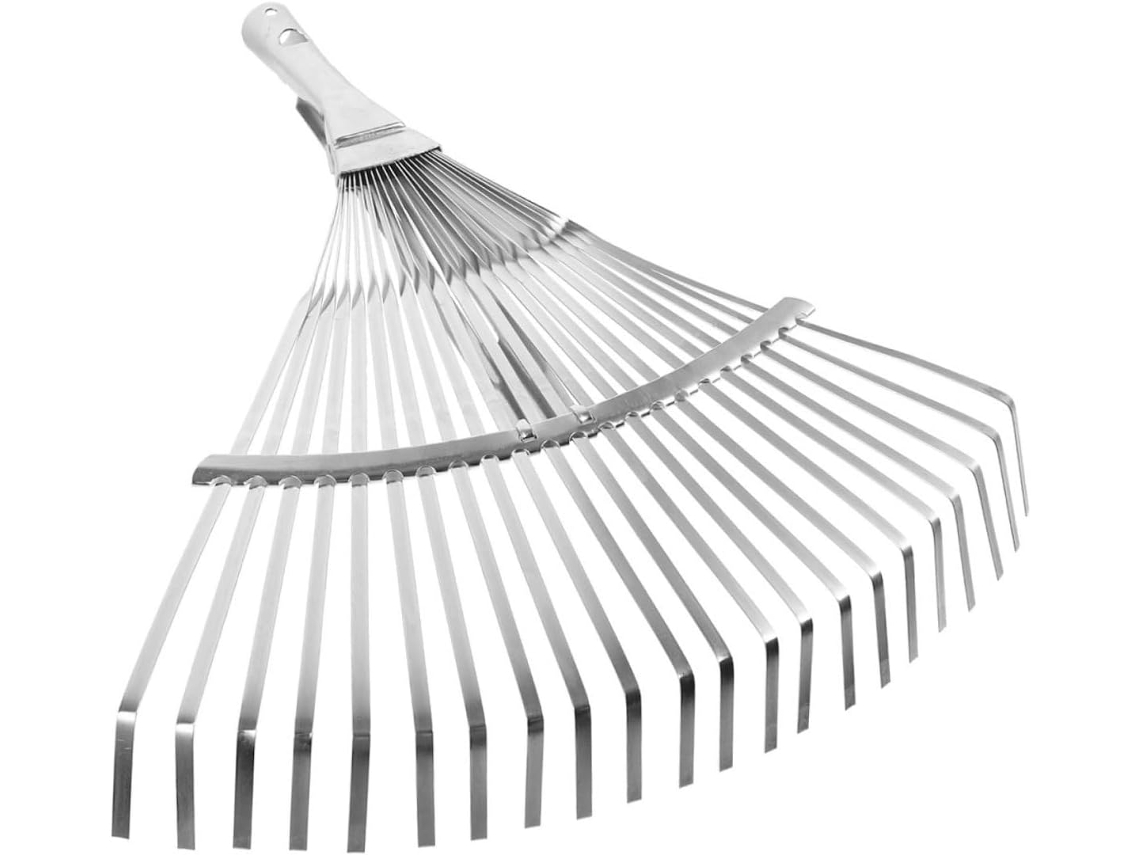 Conjunto de 2 Ancinhos Portáteis e Retráteis para Jardinagem, Cobertura Morta e Limpeza de Gramados. SFUSHOS