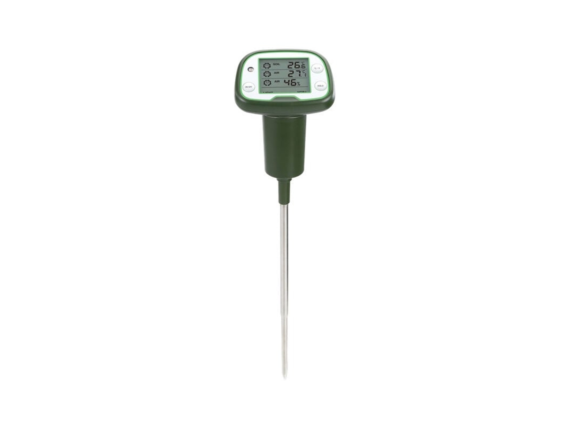 Medidor De Umidade Do Solo, Detector Temperatura E Ar, Testador Digital Ambiente Plantas Para Plantio Em Estufa. Aquaforge