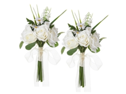 Bouquet de 2 Peças Daisy Rose para Casamento LAXISCREED