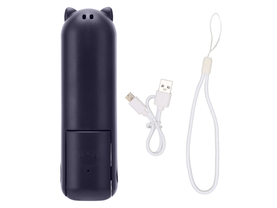 Mini Ventilador Portátil De Mão Com Autonomia De 4 A 5 Horas E Recarregável Via Usb