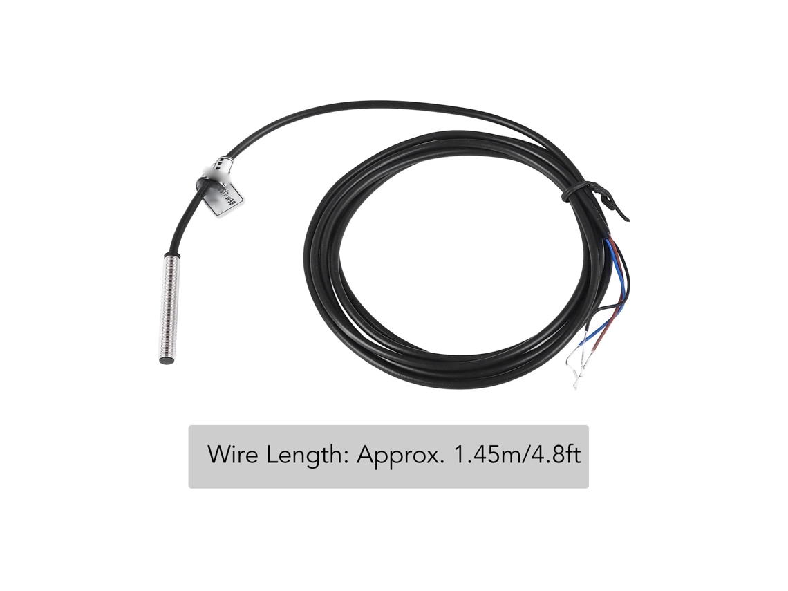 Sensor de proximidade indutivo DC PNP, 3 fios, normalmente aberto, mini DC 6-36 V