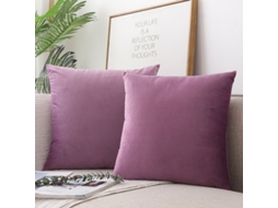 2026 funda de Almohada de Terciopelo Suave de Duas Peças Color Sólido Decorativa 16x16 Polegadas/40x40 Cm Clavo