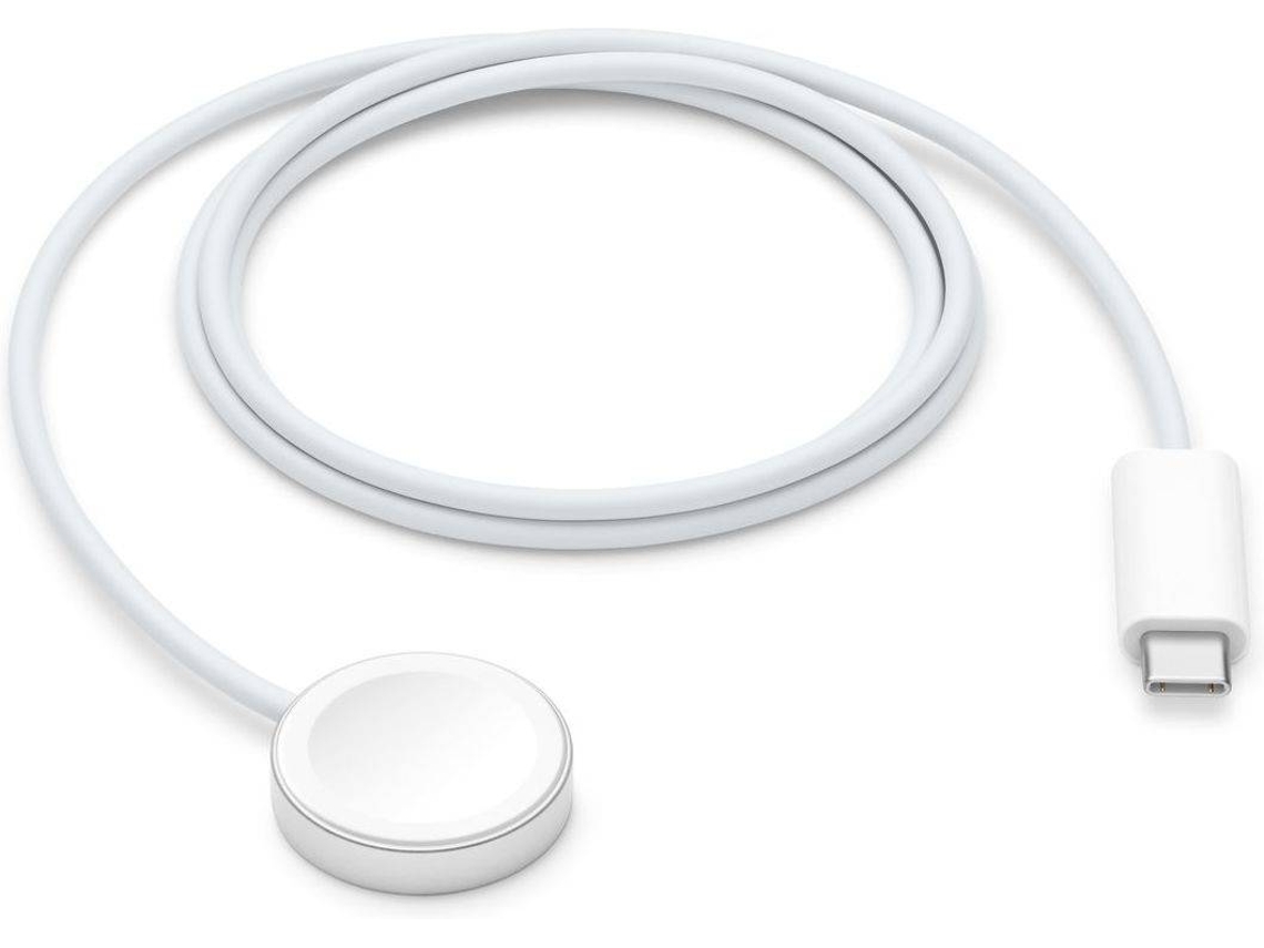 Cabo Carregador Magnético Rápido APPLE Watch (USB-C - 1m - Branco)