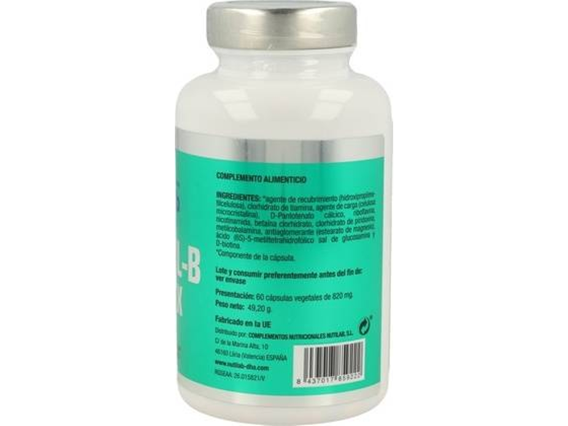 Suplemento Alimentar NUTILAB Nutimetil-B Complex (60 cápsulas)