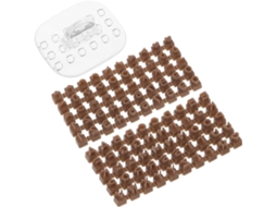Kit de Carimbos de Letras e Números em Plástico, Feitos À Mão, para Argila e Fondant. Portáteis e com Relevo Preciso CHABERLU