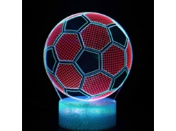 Luz da Noite de Futebol, 16 Cores Que Mudam com Controle Remoto 3d Noturna Visual Estéreo DIGITALLAB