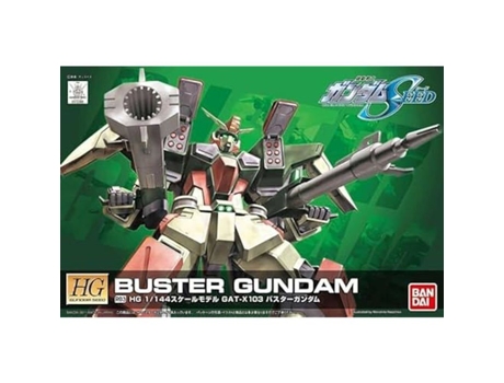 Maquete Gundam Bandai Spirits R03 Buster Gundam 1/144 13cm Snapfit Articulado
