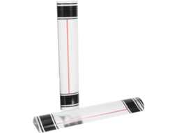 Lupa De Acrílico 2x Jojofuny, Lupa Portátil Com Marcador Deslizante