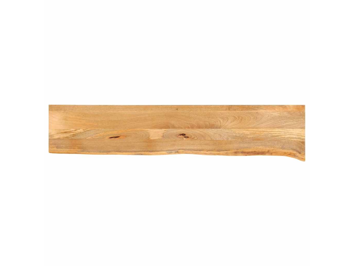 Vidaxl Tampo De Mesa C/ Borda Viva 160x40x2,5 Cm Mangueira Maciça