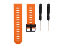 Correa De Reloj De Silicona Para Garmin Fenix 3 (naranja)