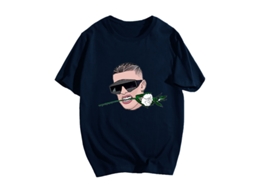 Rockinstone Bad Bunny - Bad Bunny Flower T-shirt(l)
