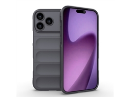 Capa Para Celular Magic Shield Com Proteção Completa Contra Quedas.cinza - Iphone 17 Pro