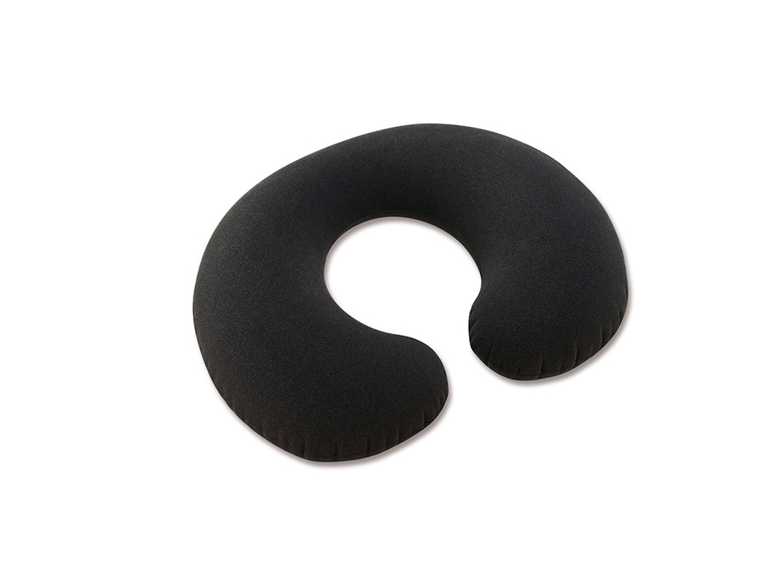 Almofada Inflável Basics Memory, Preto AQUAFORGE