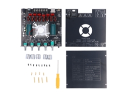 Placa de Amplificador Bluetooth de 220w*2 com controle por app