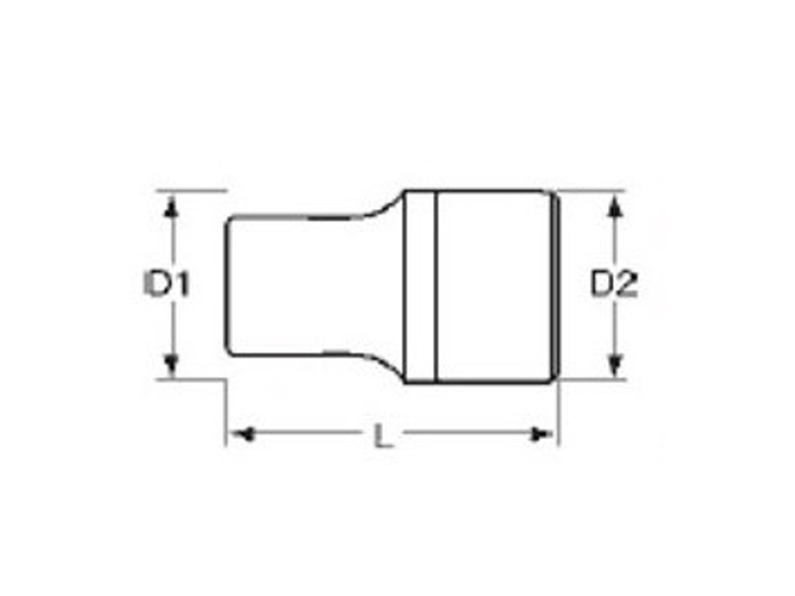 Soquete Longo 1/4" 4 Mm Tengtools 55m1407040