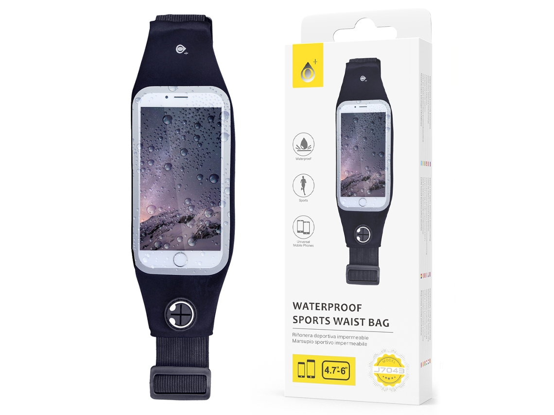 Bolsa ONE PLUS J0507 para Samsung Galaxy A02S (Preto)