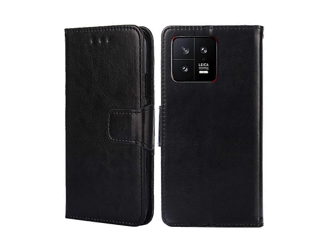 Capa De Couro Com Textura De Cristal Para Xiaomi 13