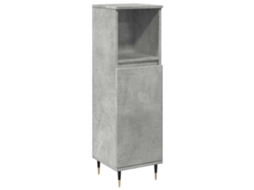 Bathroom Cabinet, Bathroom Cabinets Vidaxl Cinzeto Madeira Processada