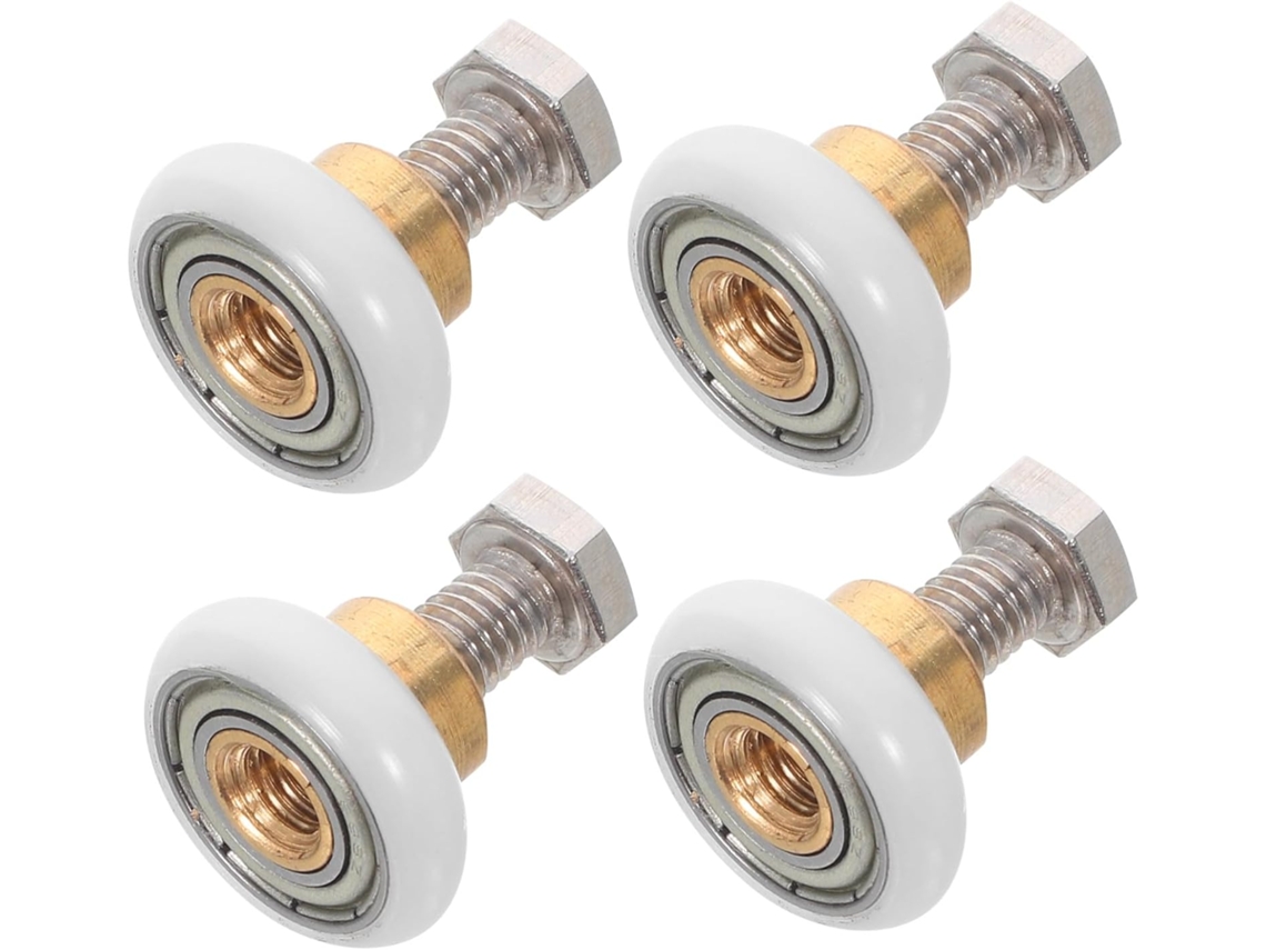 Conjunto De 4 Rodízios Silenciosos Para Porta De Box De Chuveiro, Em Metal, Para Substituição De Por Gokoco