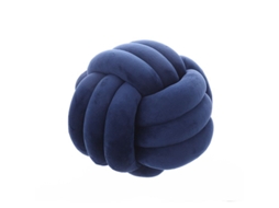 2026 almohada Redonda Nudo Suave Decorativa Hogar Tela Plush Relleno Algodón Pp 20x20cm Azul Marino