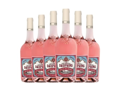 Vinho rosé CELLIER DES DAUPHINS Rosé Côtes du Rhône (0.75 L - 6 Unidades)