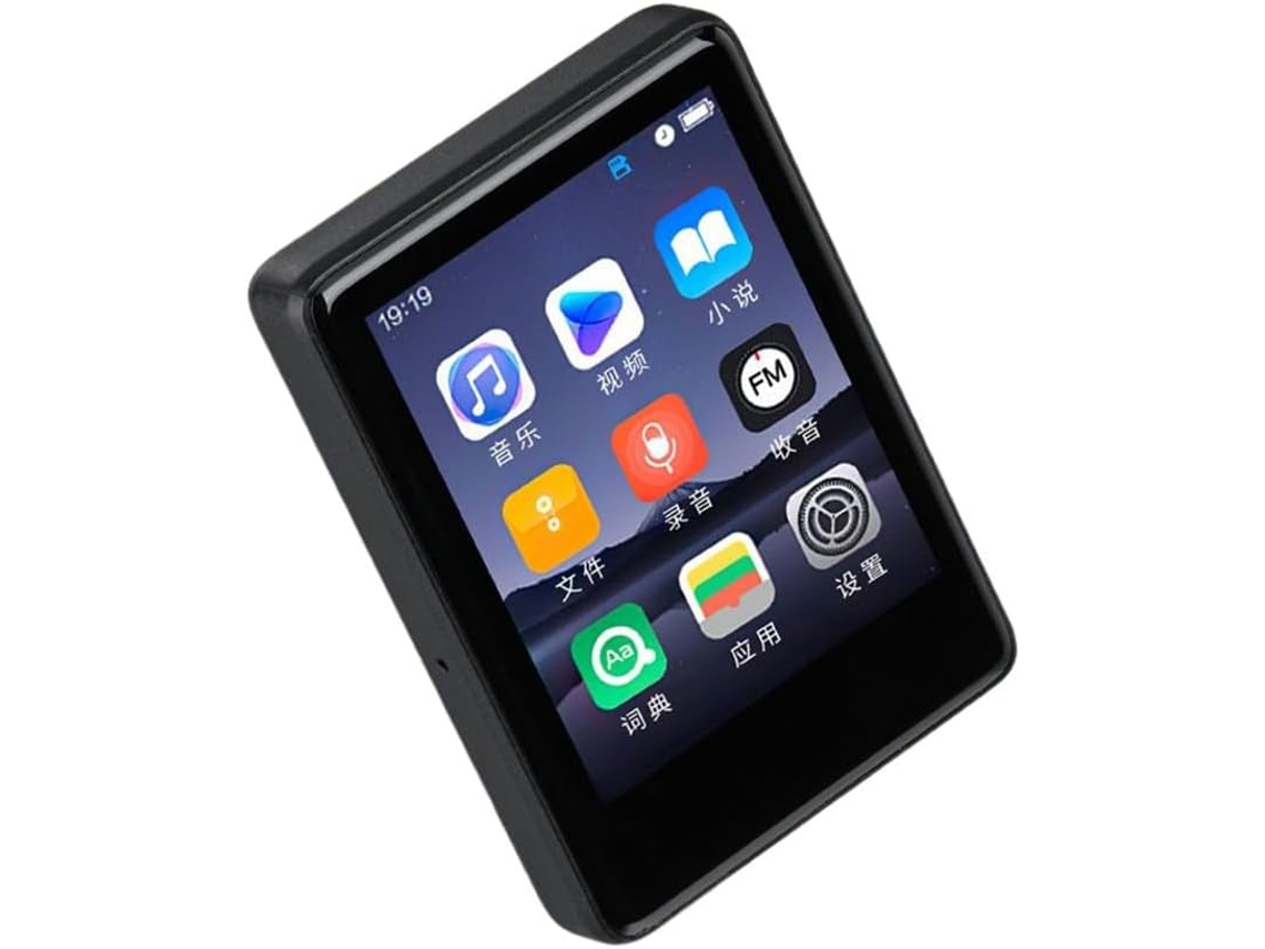 Leitor De Mp4 Portátil Com Tela 2,4 Polegadas, Compatível Bluetooth,