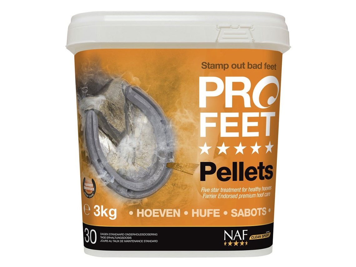 Alimentação Complementar Profeet Pellets Pot 3Kg Transparentenaf Equine