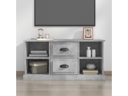 Móvel Tv | Gabinete De Tv | Armário De Tv 99,5x35,5x48 Cm Derivados De Madeira Cinzento Cimento