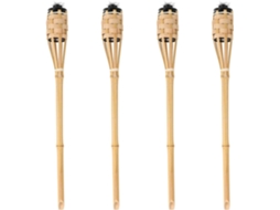 Conjunto de 4 Lamparinas a Óleo Artesanais À Prova de Vento para Eventos Ao Ar Livre, Casamentos e Festas. SFUSHOS