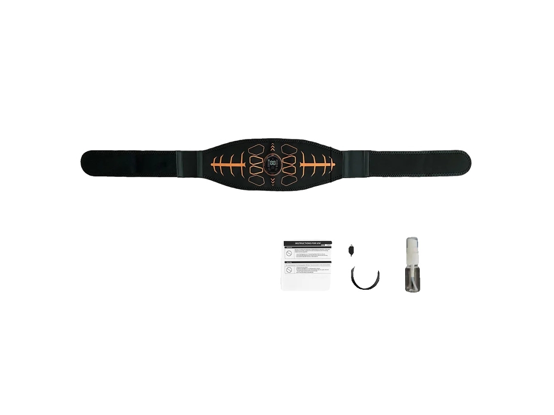 Cinta De Tonificação Abdominal, Tecnologia Ems, Recarregável Por Usb, Cinta Abdominal